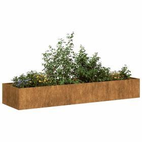 Planter Rusty Weathering steel Large Durable Planter