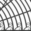 Half-Circle Outdoor Patio Garden Wrought Iron Tree Bench