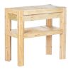 Adjustable Cedar Wood Garden Storage Shelves - Made In USA