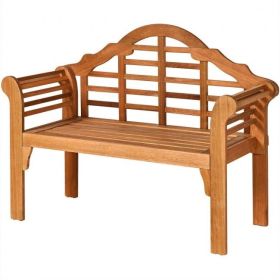 FarmHome 2 Seater Garden Eucalyptus Bench (Option: Folding)