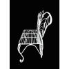 Modern Outdoor Butterfly Garden Bench Metal Finish