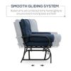 Outdoor Garden Patio Rocking Glider Chair Loveseat with Cushions