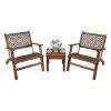 Outdoor Patio Furniture Chair Table Bistro Set