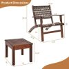 Outdoor Patio Furniture Chair Table Bistro Set