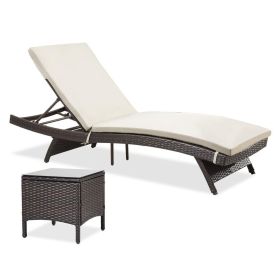 Pamapic Rattan Chaise Lounge Set (size: 2 Piece)