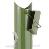 Outdoor Patio Garden 6-Perch Metal Tube Bird Feeder